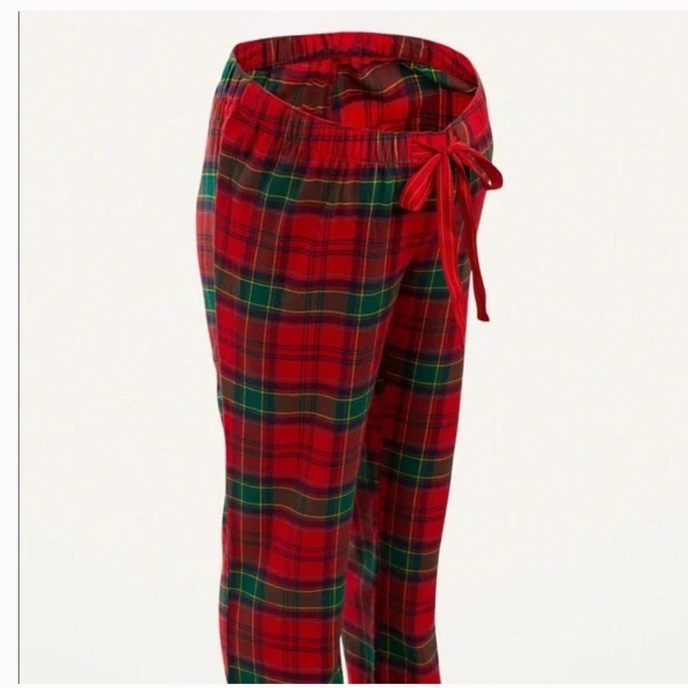 Maternity Plaid Flannel Pajama Pants